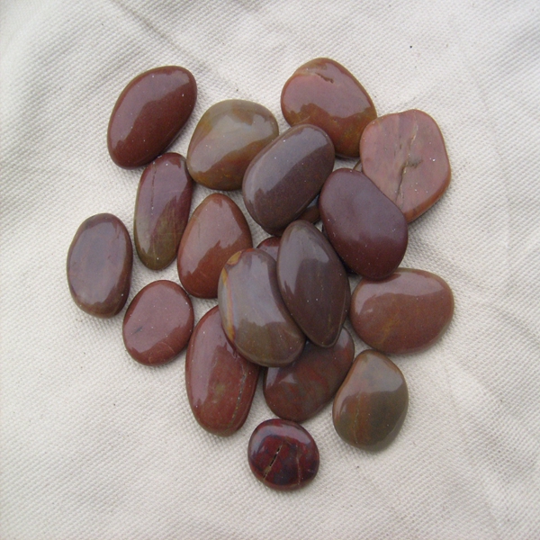 Red river stone pebble